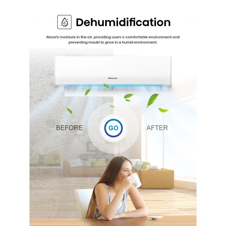 Hisense AS25E4KAA 2.5HP R32 Inverter Air Conditioner (E4 KAA)