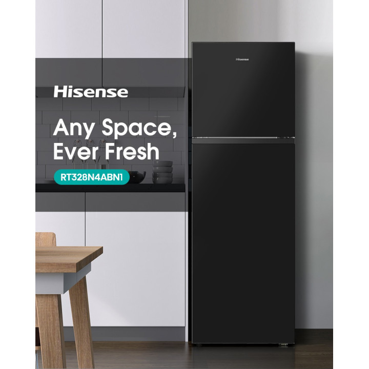 Hisense 320L INVERTER RT328N4ABN 2-Door Refrigerator