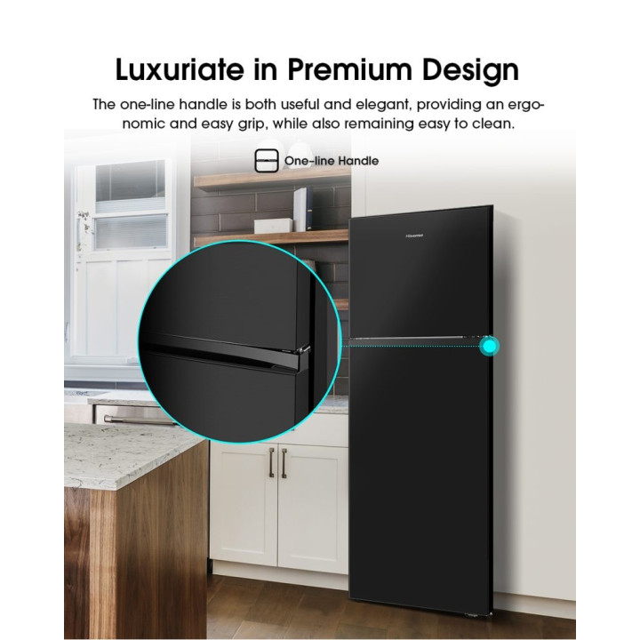 Hisense 320L INVERTER RT328N4ABN 2-Door Refrigerator