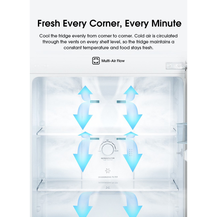 Hisense 320L INVERTER RT328N4ABN 2-Door Refrigerator