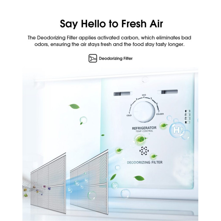 Hisense 320L INVERTER RT328N4ABN 2-Door Refrigerator