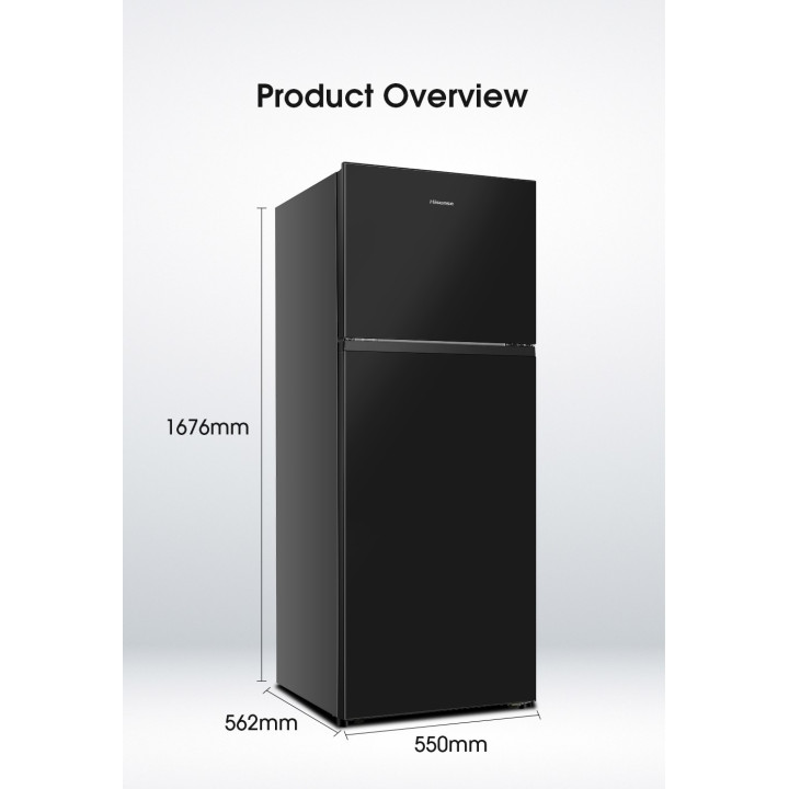 Hisense 320L INVERTER RT328N4ABN 2-Door Refrigerator
