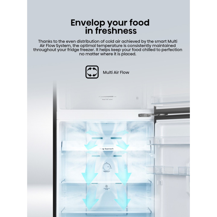 Hisense 500L INVERTER RT529N4ABN 2-Door Refrigerator