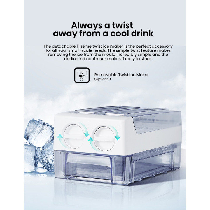 Hisense 500L INVERTER RT529N4ABN 2-Door Refrigerator