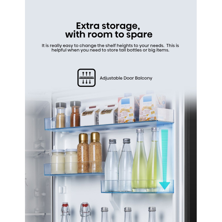 Hisense 500L INVERTER RT529N4ABN 2-Door Refrigerator