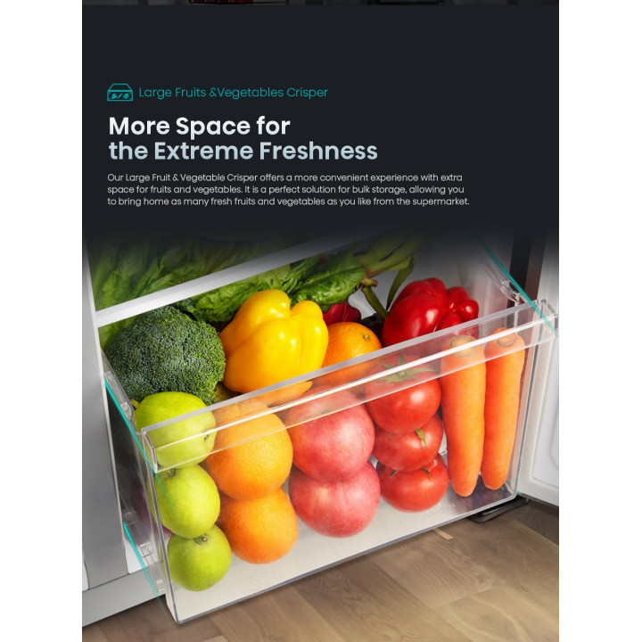 Hisense 510L INVERTER RS588N4ABNIV Side by Side Refrigerator