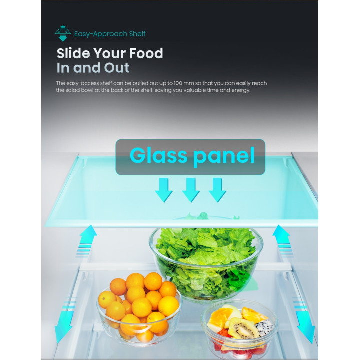 Hisense 510L INVERTER RS588N4ABNIV Side by Side Refrigerator