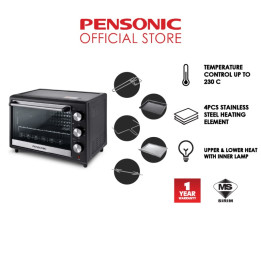 Pensonic Electric Oven 35L PEO-3511 1500W