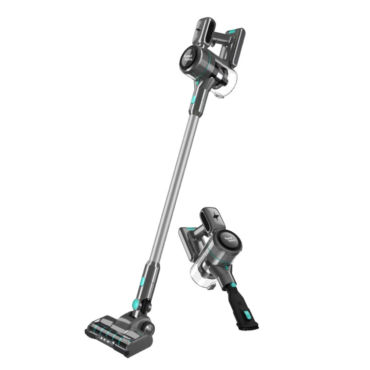 Russell Taylors Cyclone Cordless Vacuum Cleaner V7 (130W, 20kPa Suction, 2200mAh Battery)