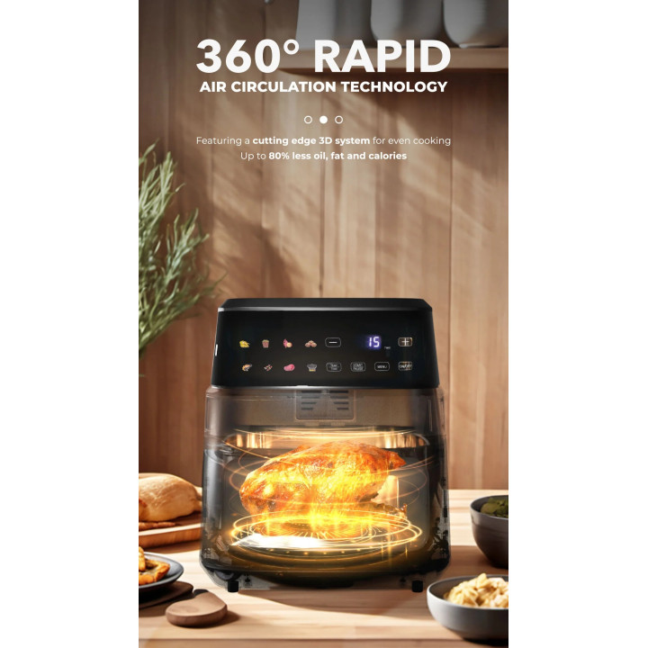 Russell Taylors Visible Window Digital Air Fryer (6.5L) Z7
