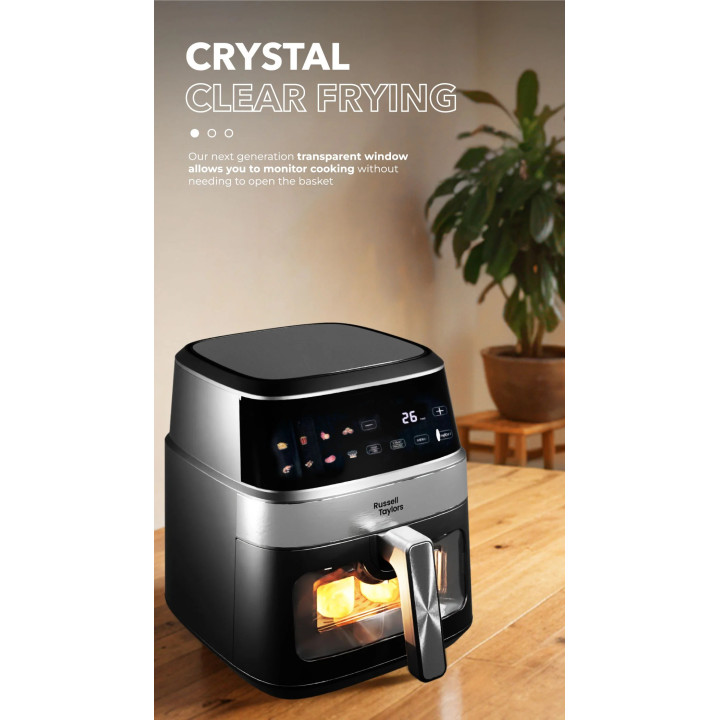 Russell Taylors Visible Window Digital Air Fryer (6.5L) Z7