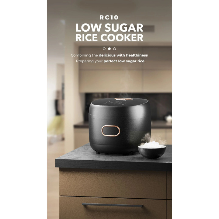 Russell Taylors 1.8L Digital Low Sugar Rice Cooker RC10