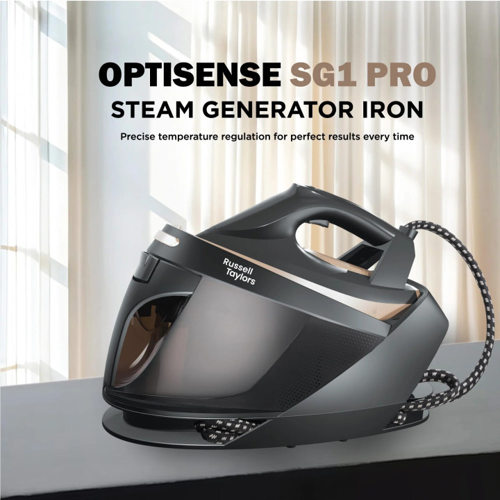 Russell Taylors Optisense SG1 PRO 3000W 1.5L Steam Generator Steam Iron