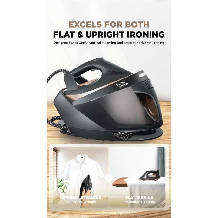 Russell Taylors Optisense SG1 PRO 3000W 1.5L Steam Generator Steam Iron
