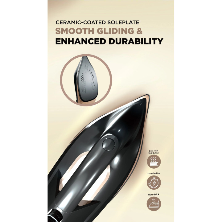Russell Taylors Optisense SG1 PRO 3000W 1.5L Steam Generator Steam Iron