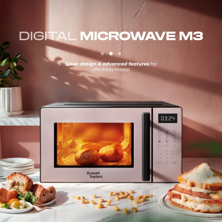 Russell Taylors Digital Microwave Oven 20L M3 (700W)