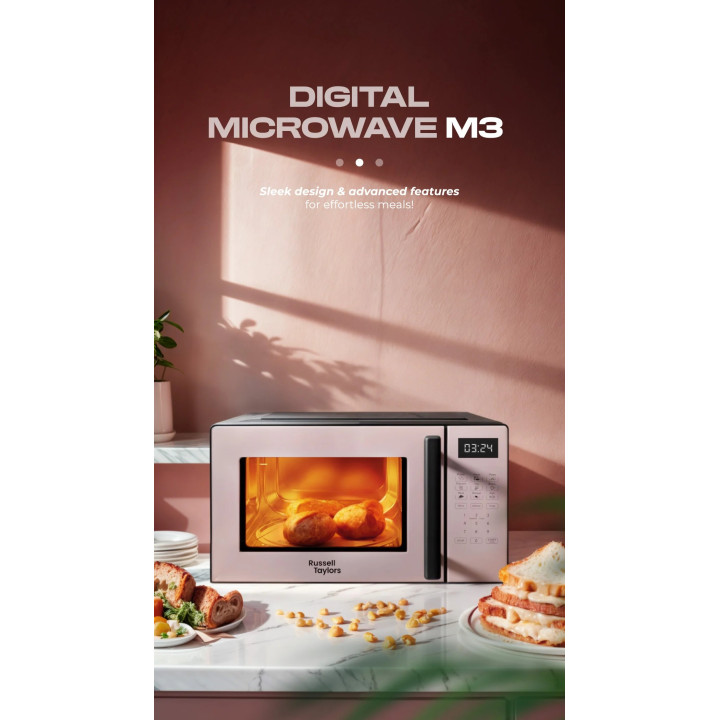 Russell Taylors Digital Microwave Oven 20L M3 (700W)