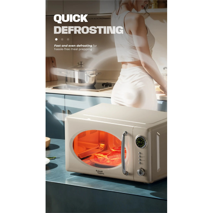 Russell Taylors Retro Microwave Oven 20L M2