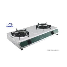Chelstar J-5555K Double Burner Gas Stove