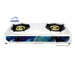 Chelstar K-666C Dual Burner Gas Stove