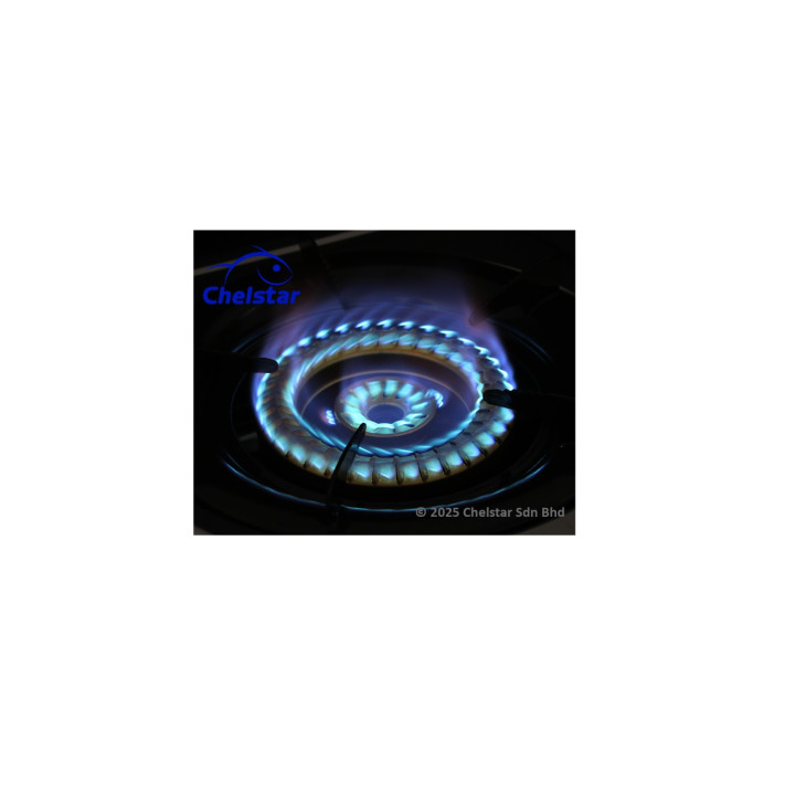 Chelstar K-666C Dual Burner Gas Stove
