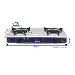 Chelstar Infrared Double Burner Gas Stove J-2222K