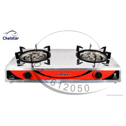 Chelstar 8 Jet Double Burner Gas Cooker (CGC-669K)