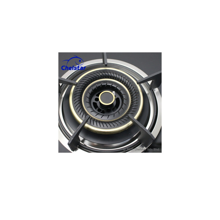Chelstar CGH-877C 2 Burner Built-In Glass Hob