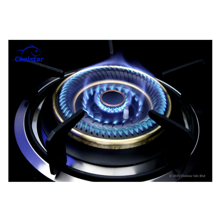 Chelstar 3-Burner Built-in Glass Hob CGH-3877C