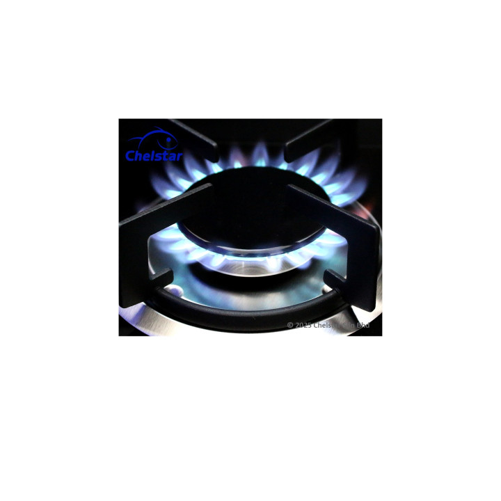 Chelstar 3-Burner Built-in Glass Hob CGH-3877C