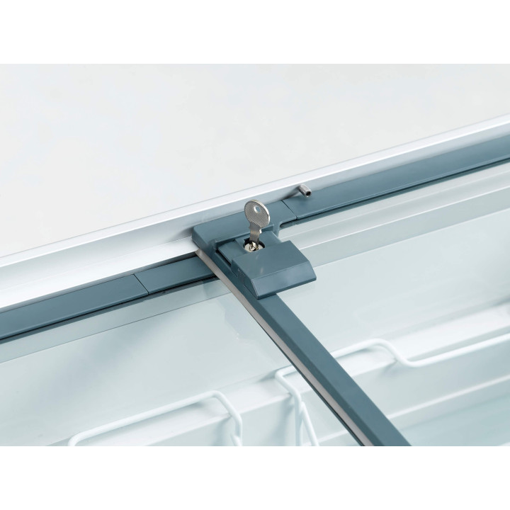 Morgan MCF-G256L Glass Door Chest Freezer 256L