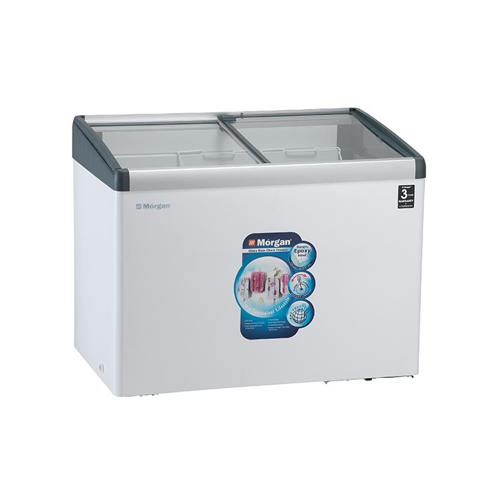 Morgan MCF-G336L Glass Door Chest Freezer 336L