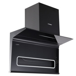LIVINOX LCH-MICA-90BL 1650m³/h Multi-Functions Sensor Touch Self-Clean Arch-Glass Hood
