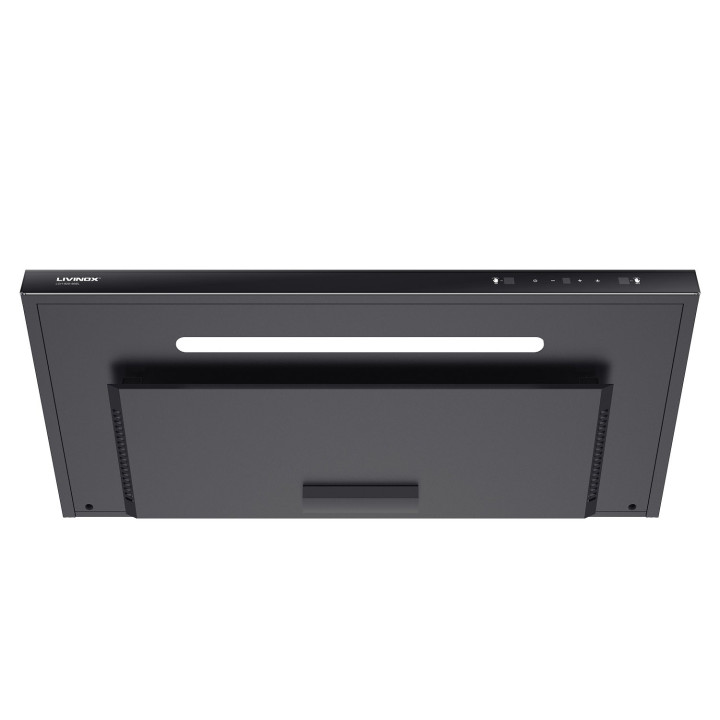 LIVINOX Slim Hood LCH-920-90BL with 1200 m³/h Suction, Twin Motor & Smart Motion Sensor