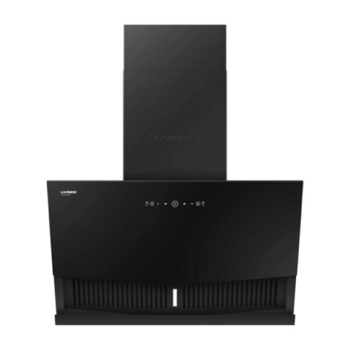 Livinox LCH-NITE-90BL 1400m³/h Suction Power Slanted Cooker Hood
