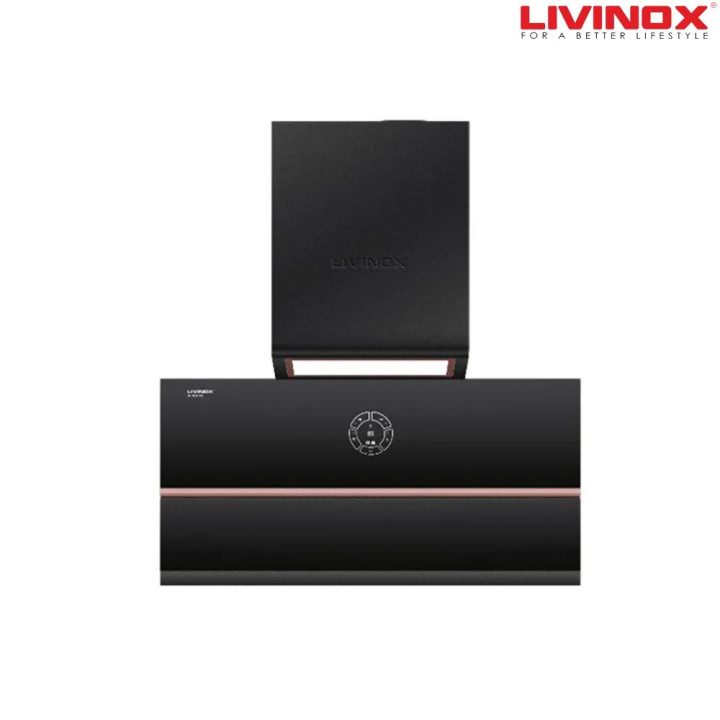 Livinox LCH-ROSE-90BL 1850m³/h Suction Power Self Cleaning Cooker Hood