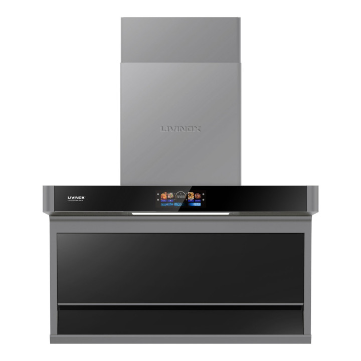 LIVINOX Kitchen Hood LCH-COPPERDC-GM-90 2150 m3/h Suction Power, BLDC Motor & Smart Motion Sensor