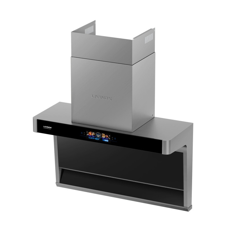 LIVINOX Kitchen Hood LCH-COPPERDC-GM-90 2150 m3/h Suction Power, BLDC Motor & Smart Motion Sensor