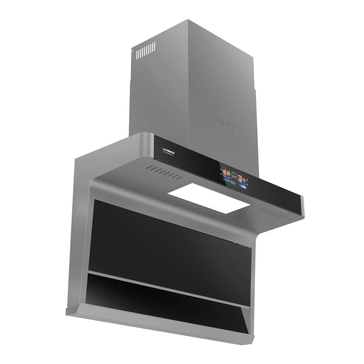 LIVINOX Kitchen Hood LCH-COPPERDC-GM-90 2150 m3/h Suction Power, BLDC Motor & Smart Motion Sensor