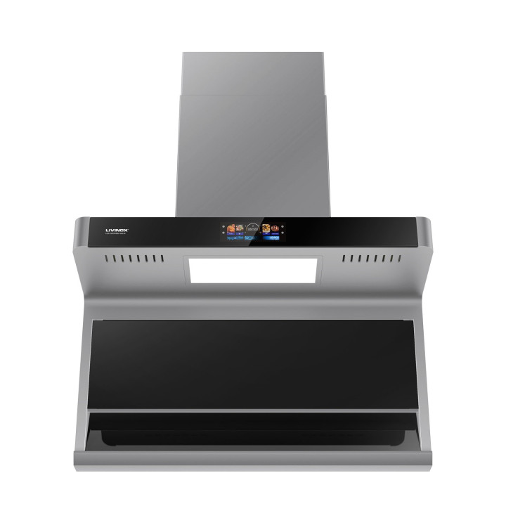 LIVINOX Kitchen Hood LCH-COPPERDC-GM-90 2150 m3/h Suction Power, BLDC Motor & Smart Motion Sensor