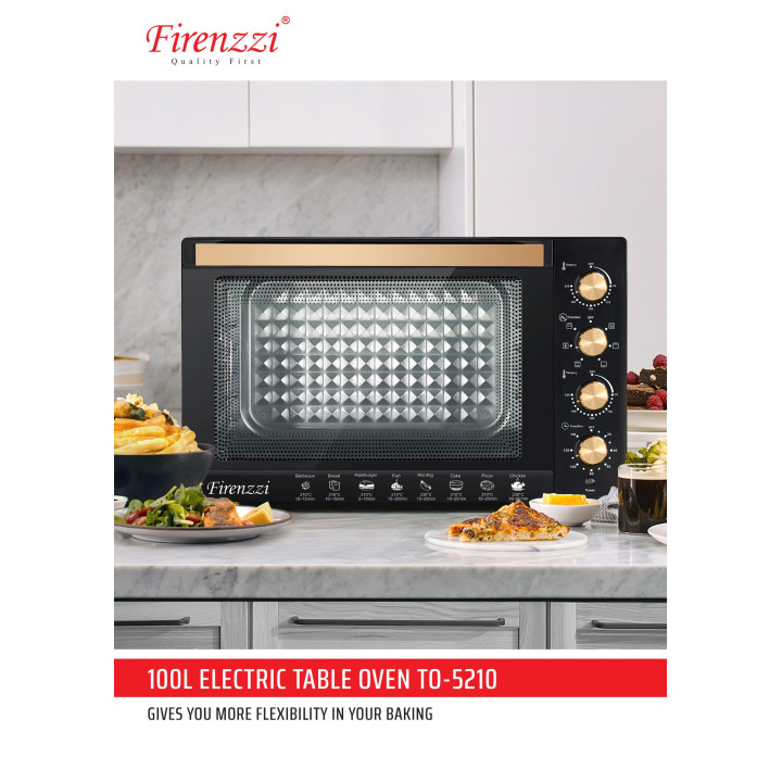 Firenzzi TO-5210 100L 2800W Electric Tabletop Oven