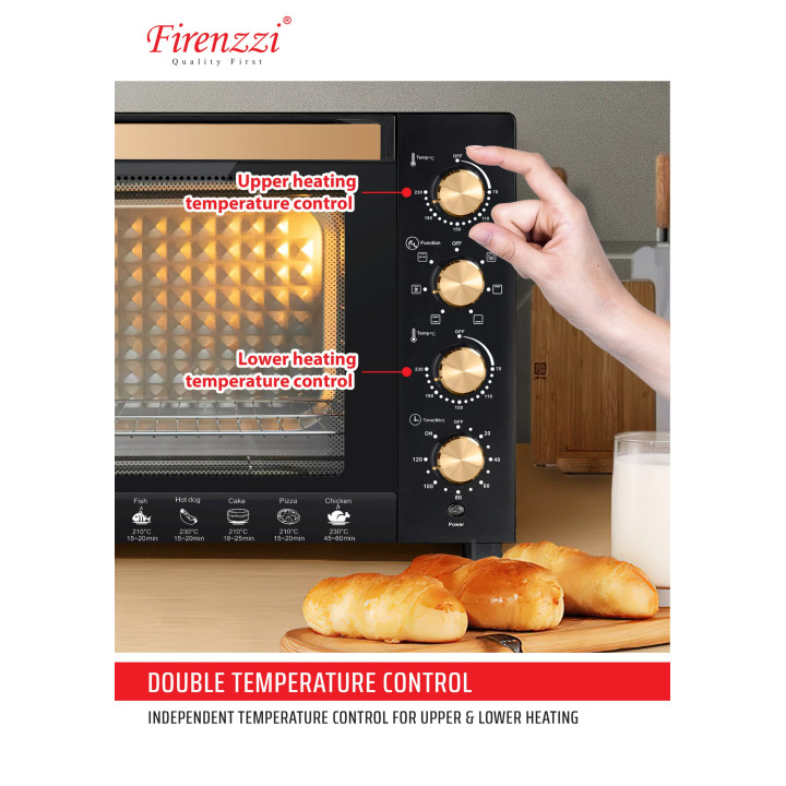 Firenzzi TO-5210 100L 2800W Electric Tabletop Oven