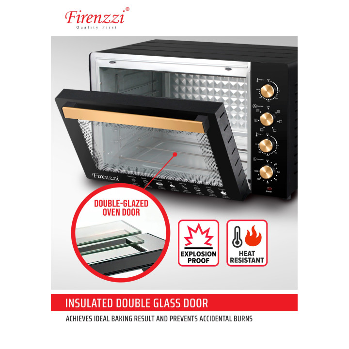 Firenzzi TO-5210 100L 2800W Electric Tabletop Oven