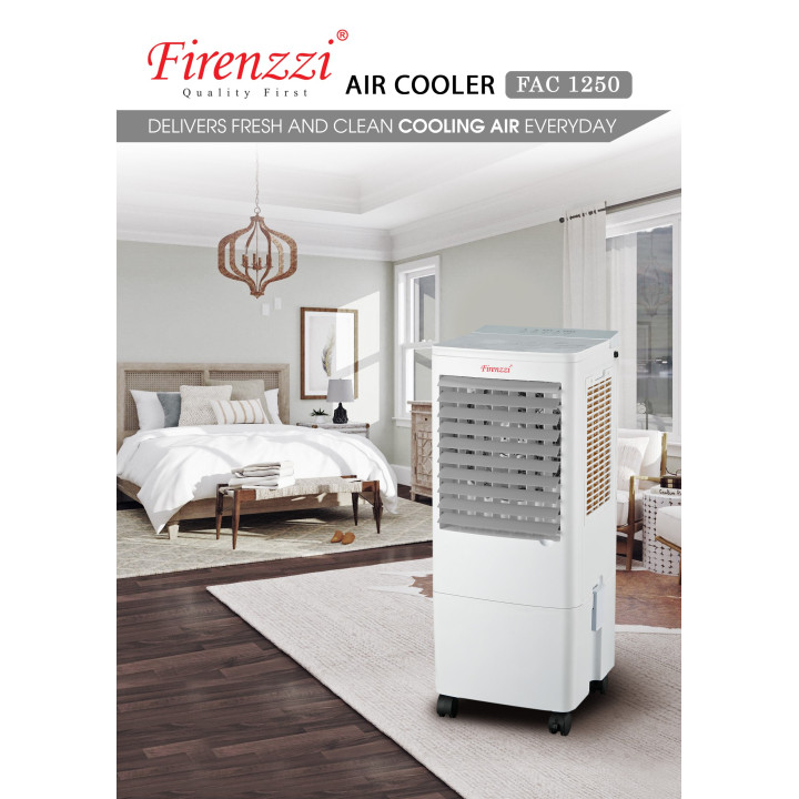 Firenzzi FAC-1250 25L 120W Portable 2-in-1 Air Cooler