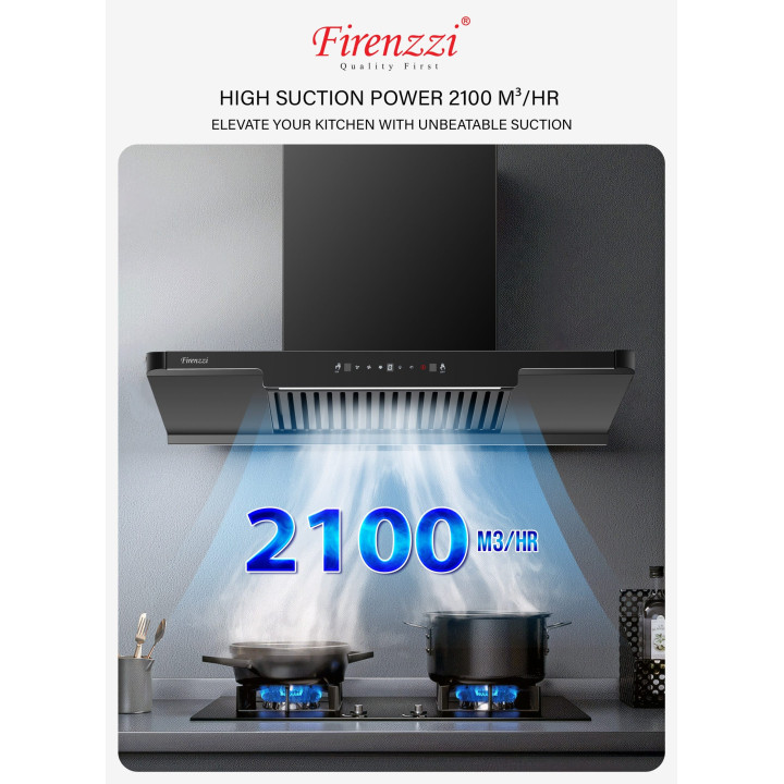 Firenzzi FCH-9163 Intelligent Series 2100 m3/hr Cooker Hood