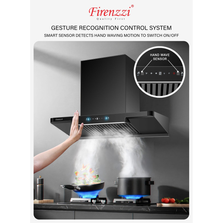 Firenzzi FCH-9163 Intelligent Series 2100 m3/hr Cooker Hood