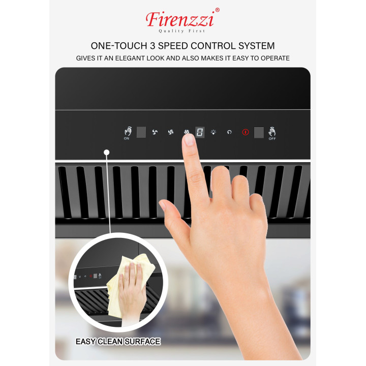 Firenzzi FCH-9163 Intelligent Series 2100 m3/hr Cooker Hood