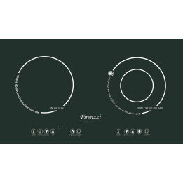 Firenzzi FRD-2088XP Dual Zone Induction Ceramic Hob
