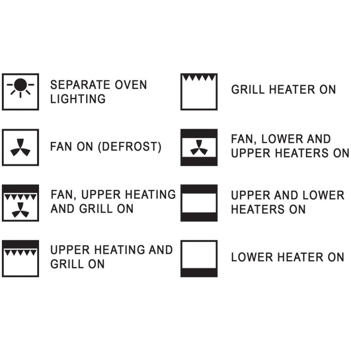 Firenzzi FBO-6010-XP 65L Built-in Oven with 8 Cooking Functions