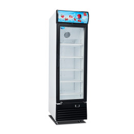 Snow LG-268F 268L Single Door Commercial Display Chiller with Anti-Fog Glass| Macro Store